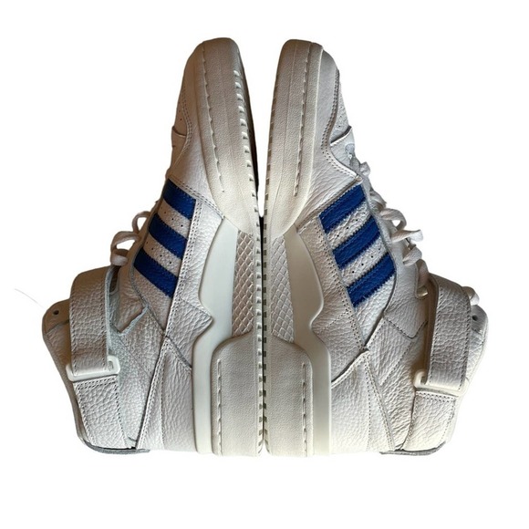 Adidas Forum Mid Shoe Off White Blue Bird Colorway Size 10.5 Authentic GX1021
